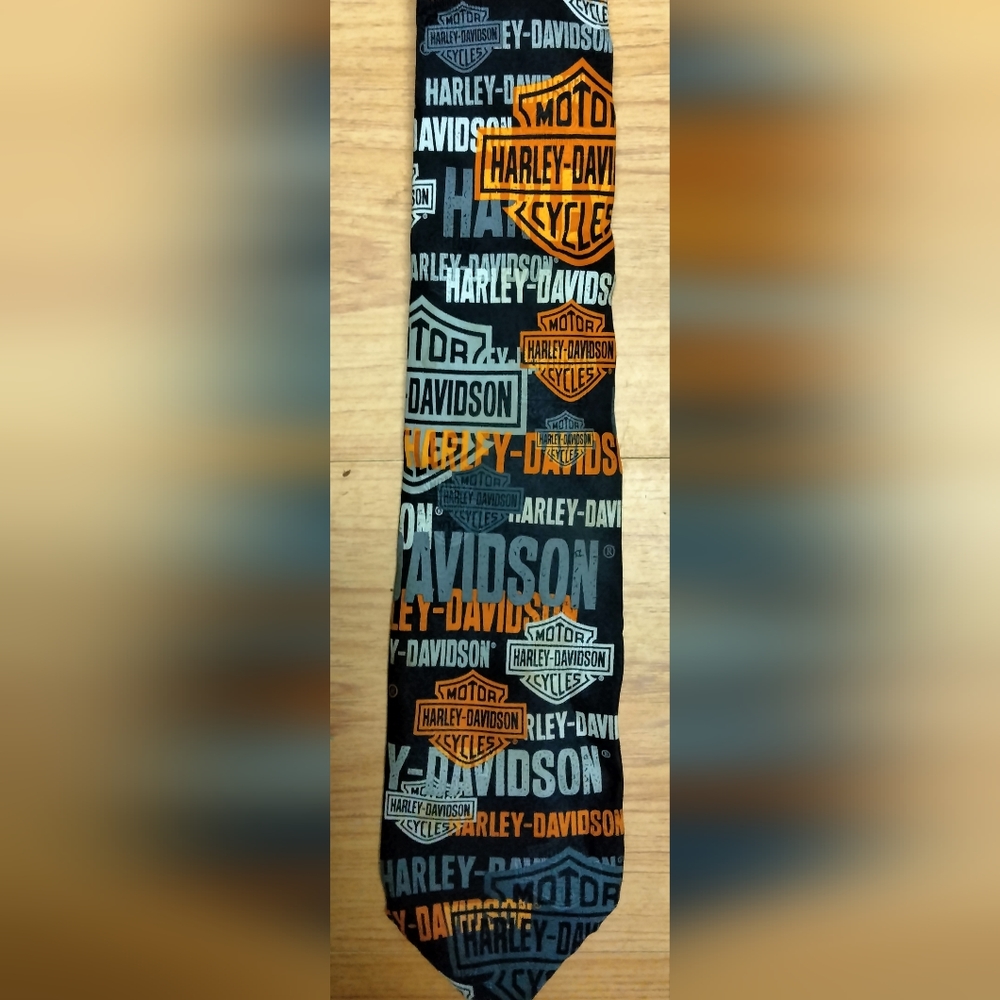 Vintage Harley Davidson Tie Circa 1997